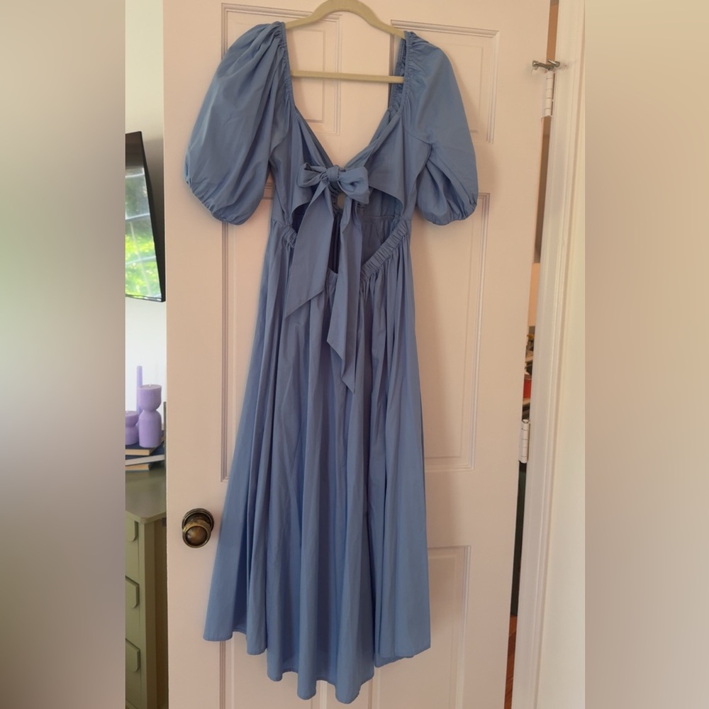 Abercrombie & Fitch Light Blue Midi Dress - Picture 2 of 4